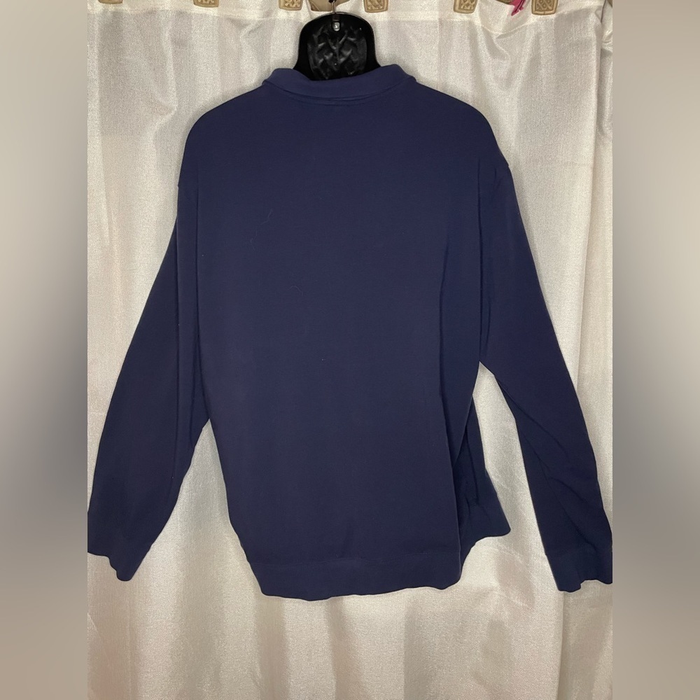 New Polo Ralph Lauren Men's Luxury Jersey Quarter-Zip Pullover XXL Navy‌‌‌‌‍‍‍‍‍ - Picture 4 of 11